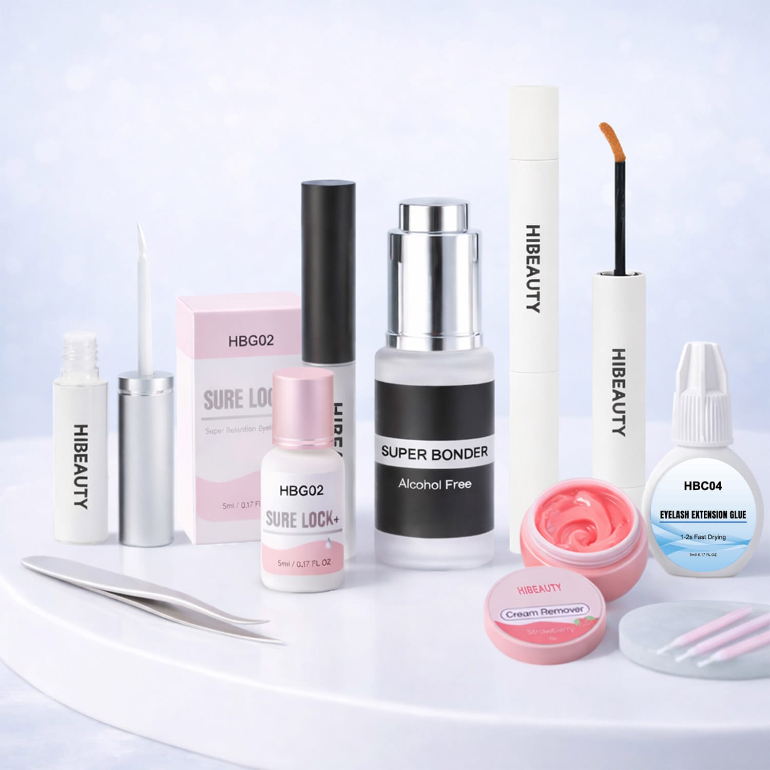lash glue and tools private label