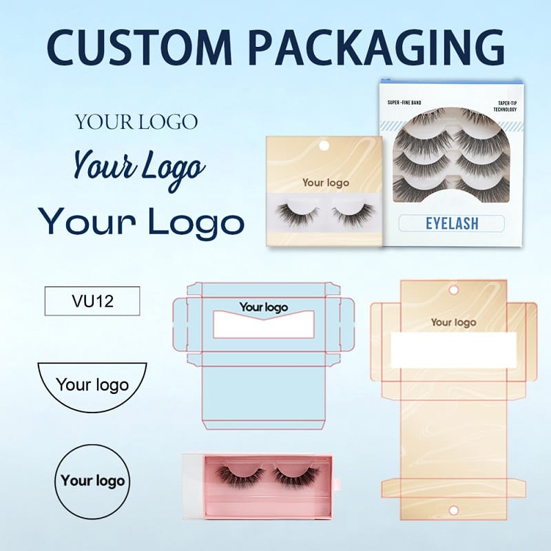 custom strip lashes packing